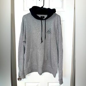 Obey Men’s Grey with Black Hoodie